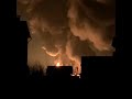 Il deposito di petrolio è in fiamme a Vasilkov, regione di Kiev - 27 Febbraio 2022