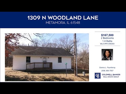 1309 N WOODLAND Lane, Metamora, IL home video tour