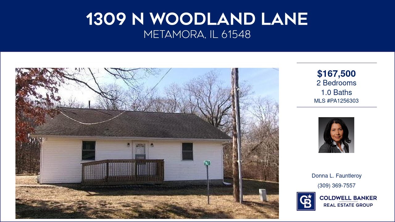 1309 N WOODLAND Lane, Metamora, Illinois Homes for Sale | www.coldwellhomes.com