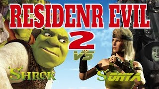 Shrek  vs Sonya Blabe resident evil 2 remastered