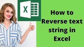How to Reverse Text String in Excel