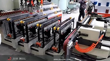 MSK6BL----JESH Woodworking CNC 6 row drilling boring machine made in China