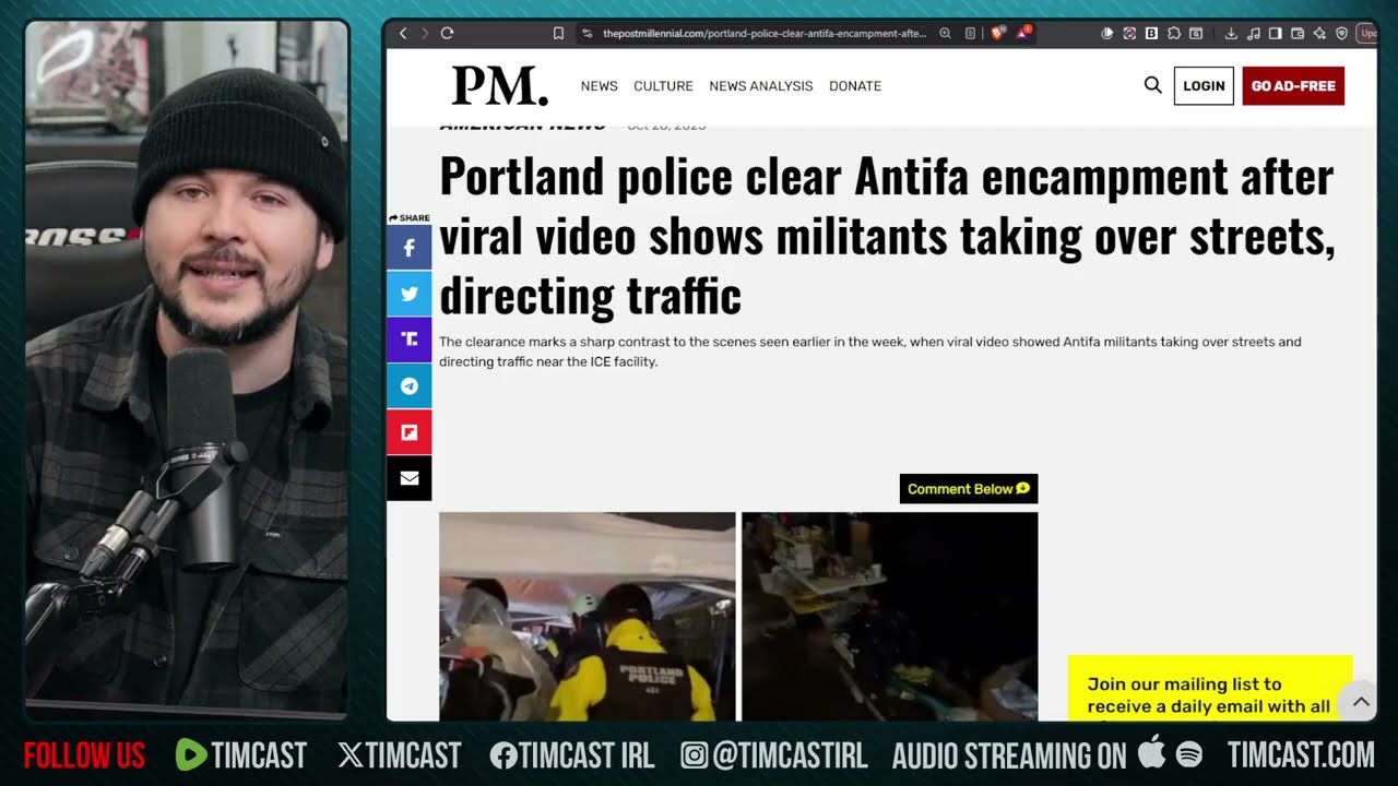 Portland ARRESTS ANTIFA, Democrats FEAR Trump Sending National Guard Over Elections | Tim Pool
