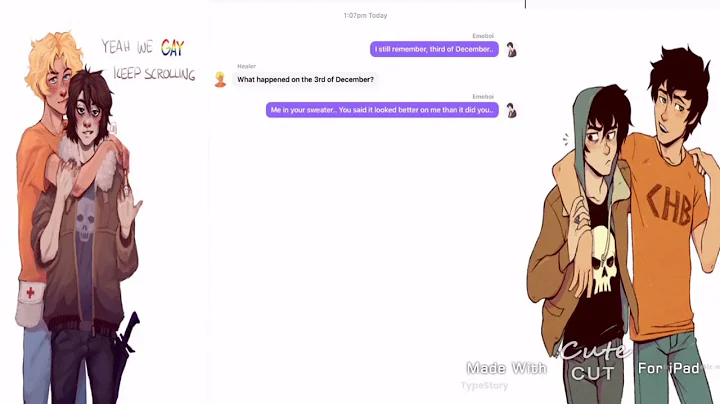 Heather Percy Jackson chat lyric prank Solangelo a...