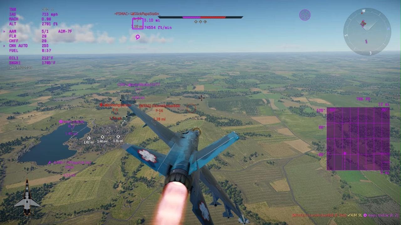 F16AJ vs F16A [ACB dogfight kinda]