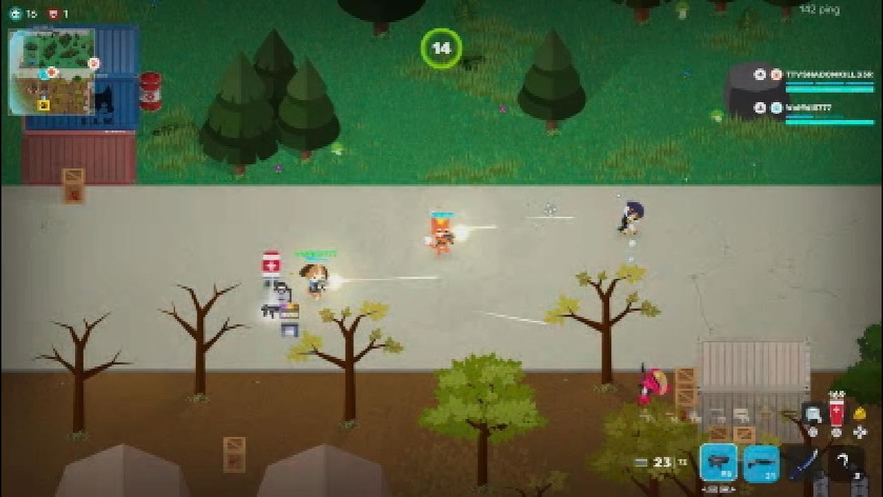 Triple GAS KILL in SUPER animal royale with WOLFWILL