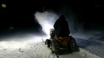 Cub Cadet 125 & QA42 in 5" deep snow