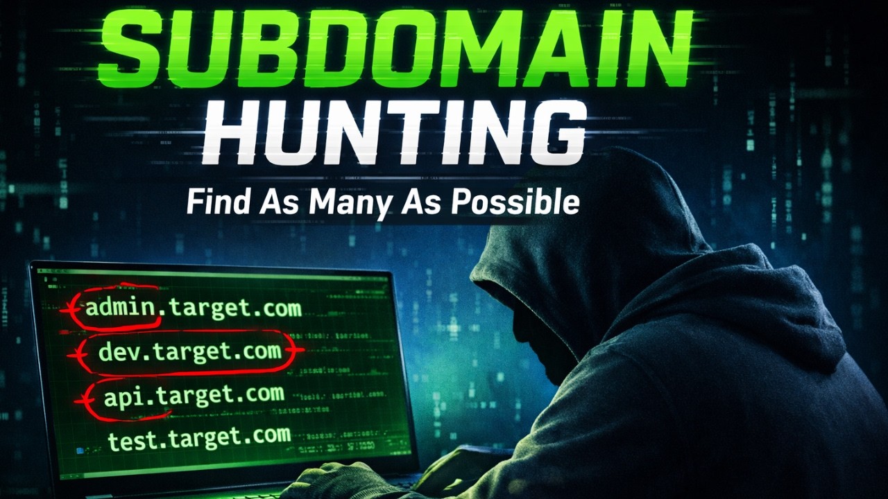 Subdomain Hunting Tutorial – Find Hidden Subdomains Like a Pro | Bug Bounty Recon Guide 🤑❤️‍🔥