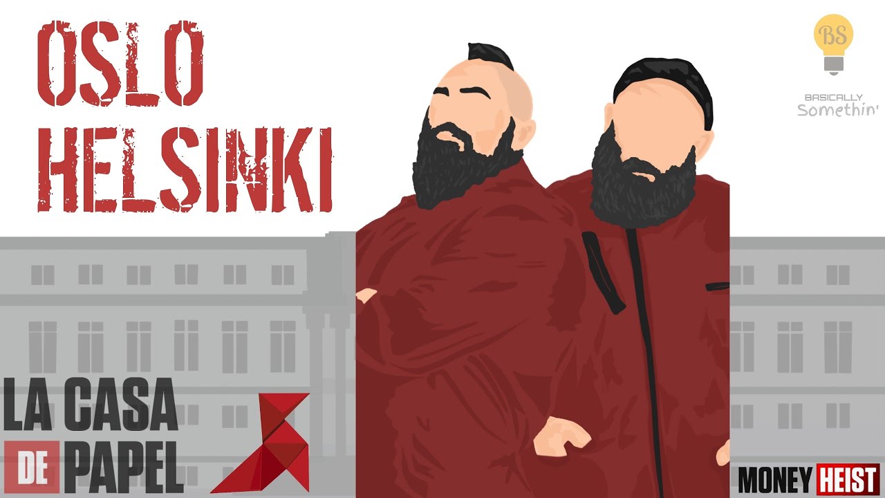Helsinki and Oslo La casa de Papel Money Heist Digital Illustration YouTube