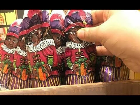 Zwarte Pieten chocolade kapot maken