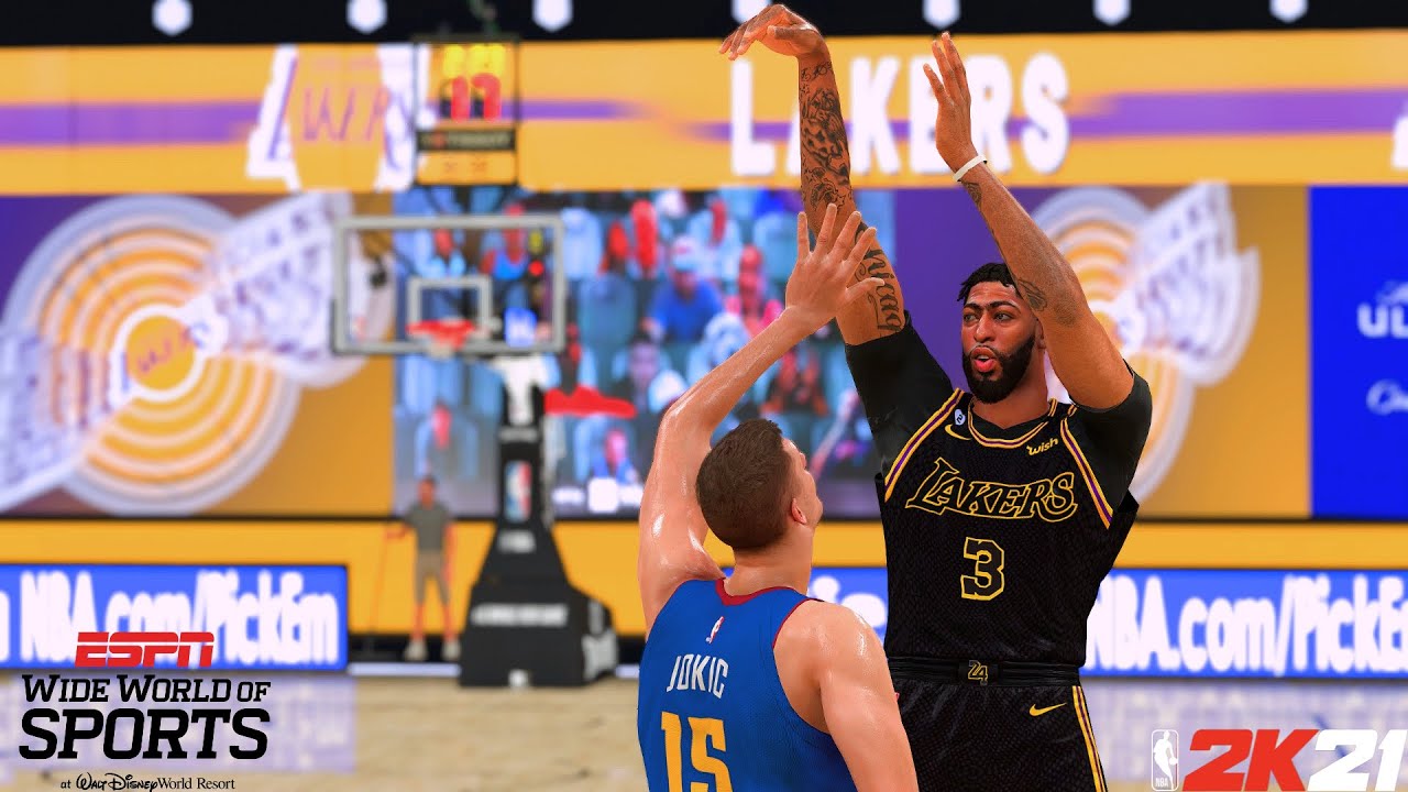 NBA 2K21 Ultra Modded Orlando Bubble Playoffs Lakers vs