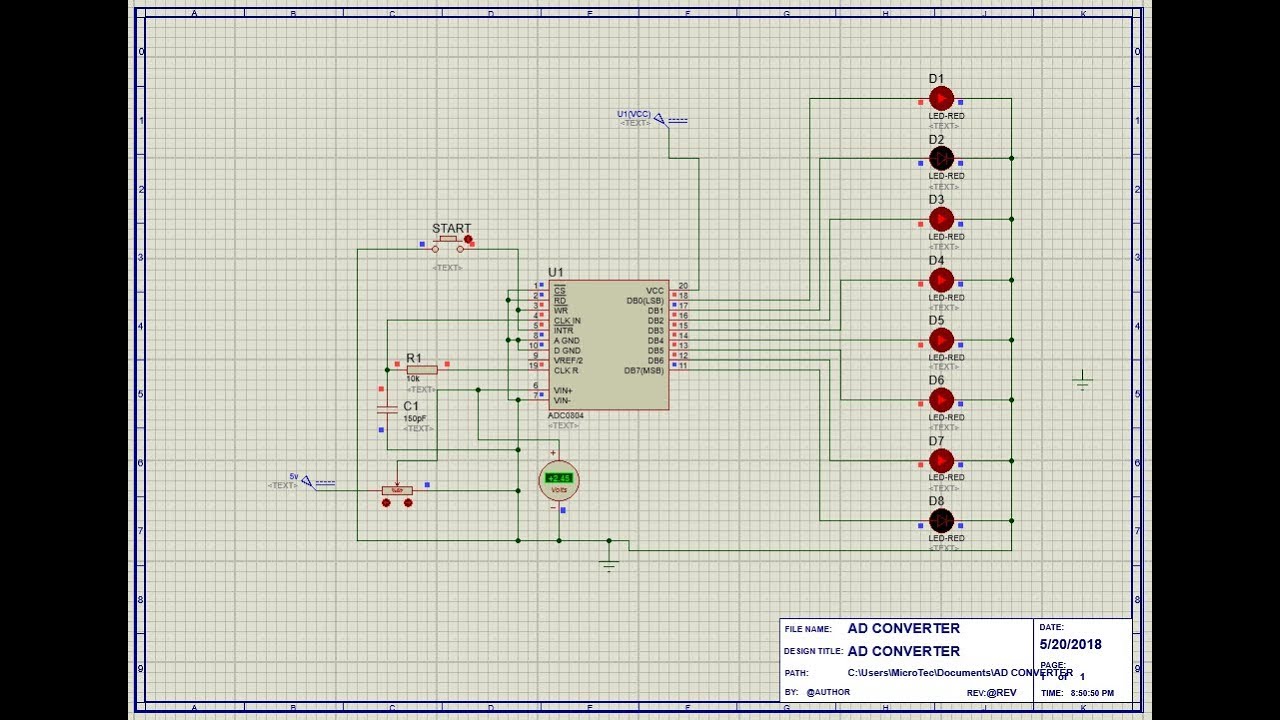 analog to digital converter project