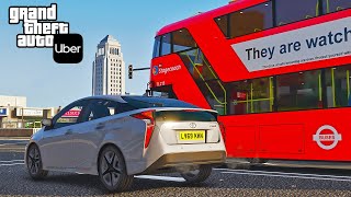 I Tried Being an Uber Driver in GTA 5... | GTA London Real Life Mod (UK)