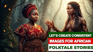 “How I Create Consistent African Folktale Images for 1-Hour Stories — EASIEST Method in 2025!”
