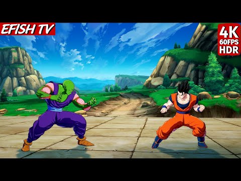 Piccolo & Gotenks vs Adult Gohan & Blue Vegeta (Hardest AI) - Dragon Ball FighterZ