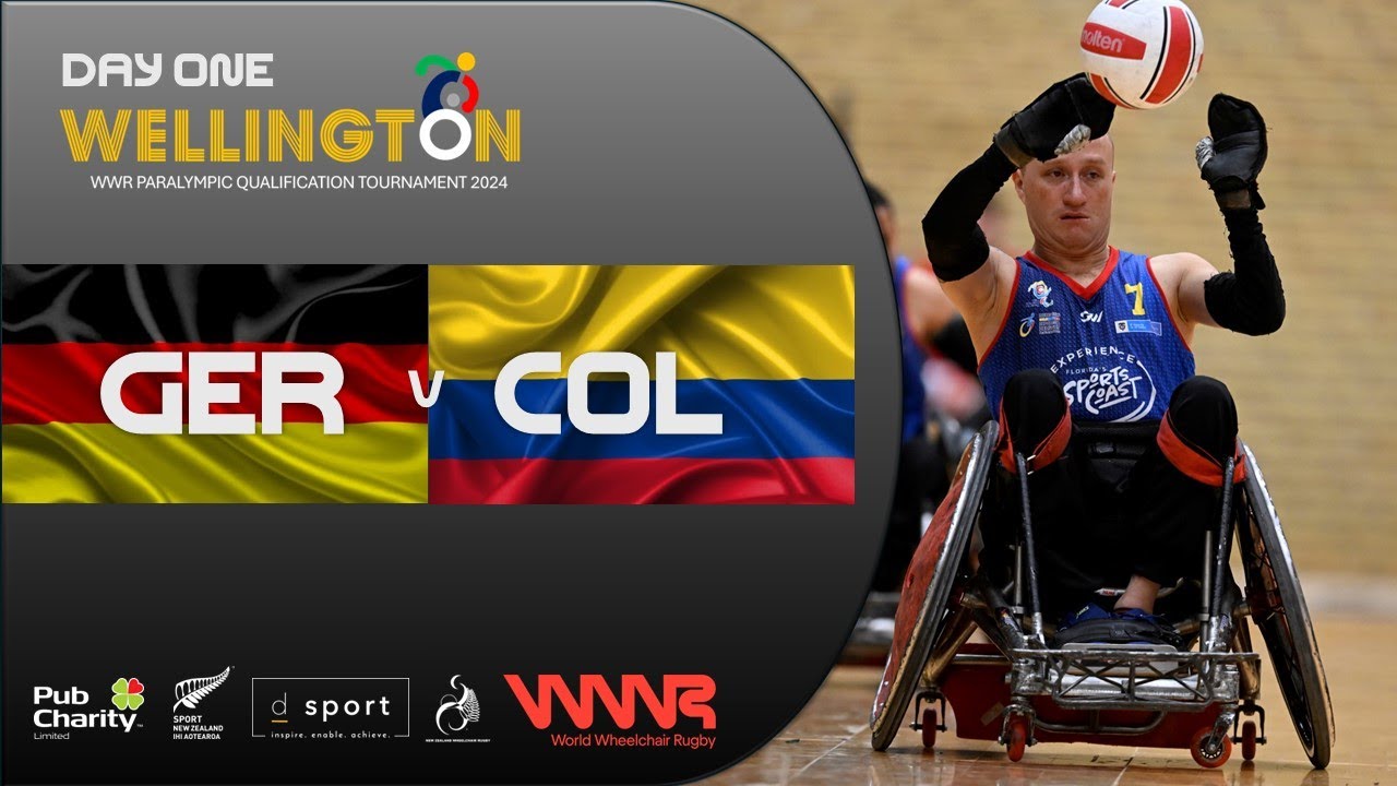 Day 1 | Wellington | GER vs COL | WWR Paralympic Qualifying Tournament 2024