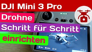 DJI Mini 3 PRO Setup & Settings STEP-BY-STEP INITIAL SETUP Fly More Combo Kit