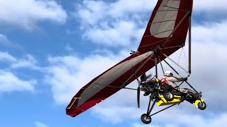 Flying a Cosmos Phase III Trike out of a High Mountain Meadow in the Colorado Rockies