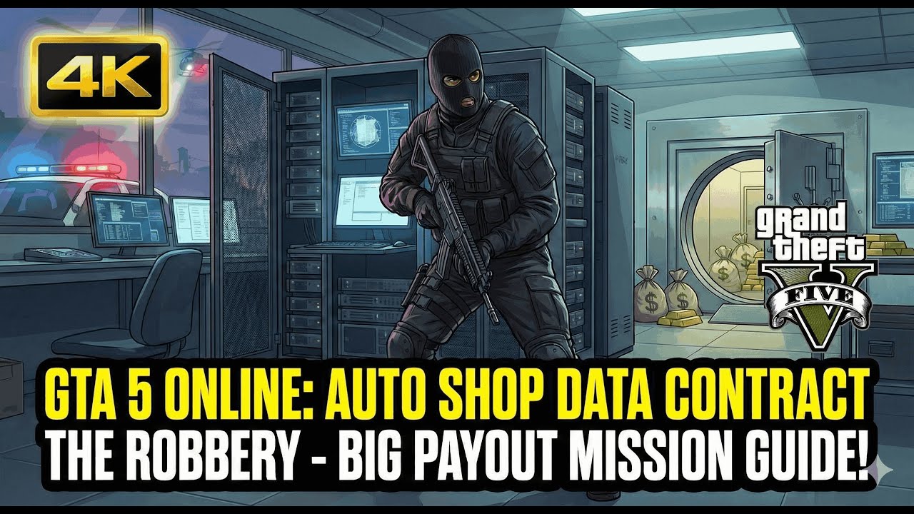 GTA 5 Online: The Data Contract - The Robbery Finale Guide (Solo Walkthrough)