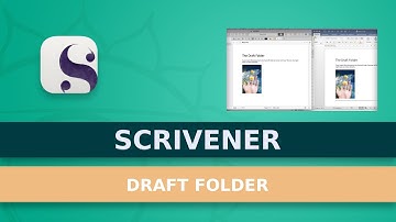 How To Use The Draft Folder In Scrivener