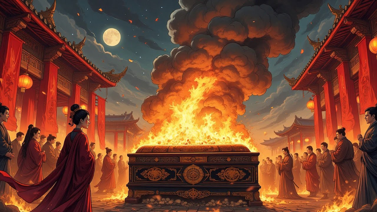 Fingió su muerte para huir con su amante, y en su falso funeral prendí fuego a su ataúd.