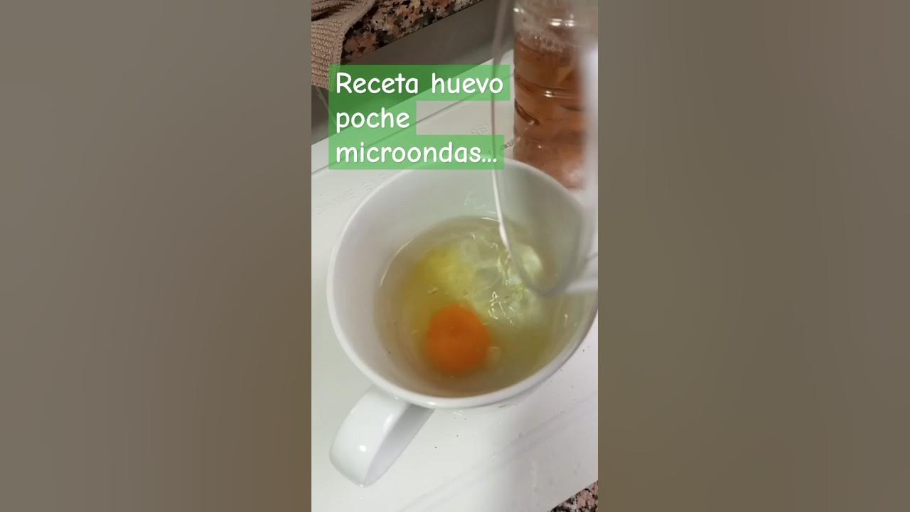 Cómo hacer un huevo poché en microondas - Receta fácil, rápida y deliciosa  para preparar huevos