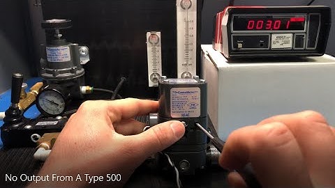 No Output From a Type 500 I/P Transducer