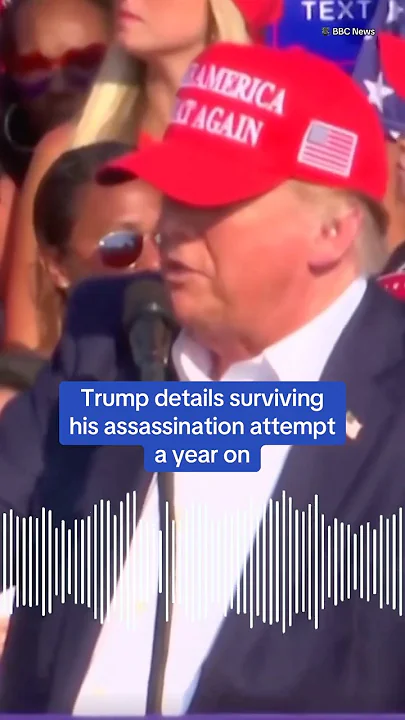 Trump recounts what went through his mind after surviving the assassination attempt a year ago