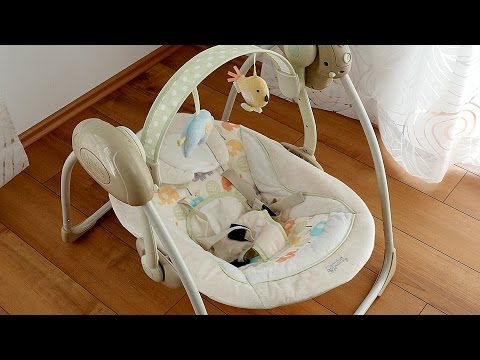 Laoma praktische Baby Wippe Babywippe Babyschaukel Schaukel Spielbogen klappbar