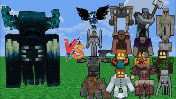 Warden vs every mutant mobs in Minecraft | Mob battle | Warden vs every Minecraft mobs