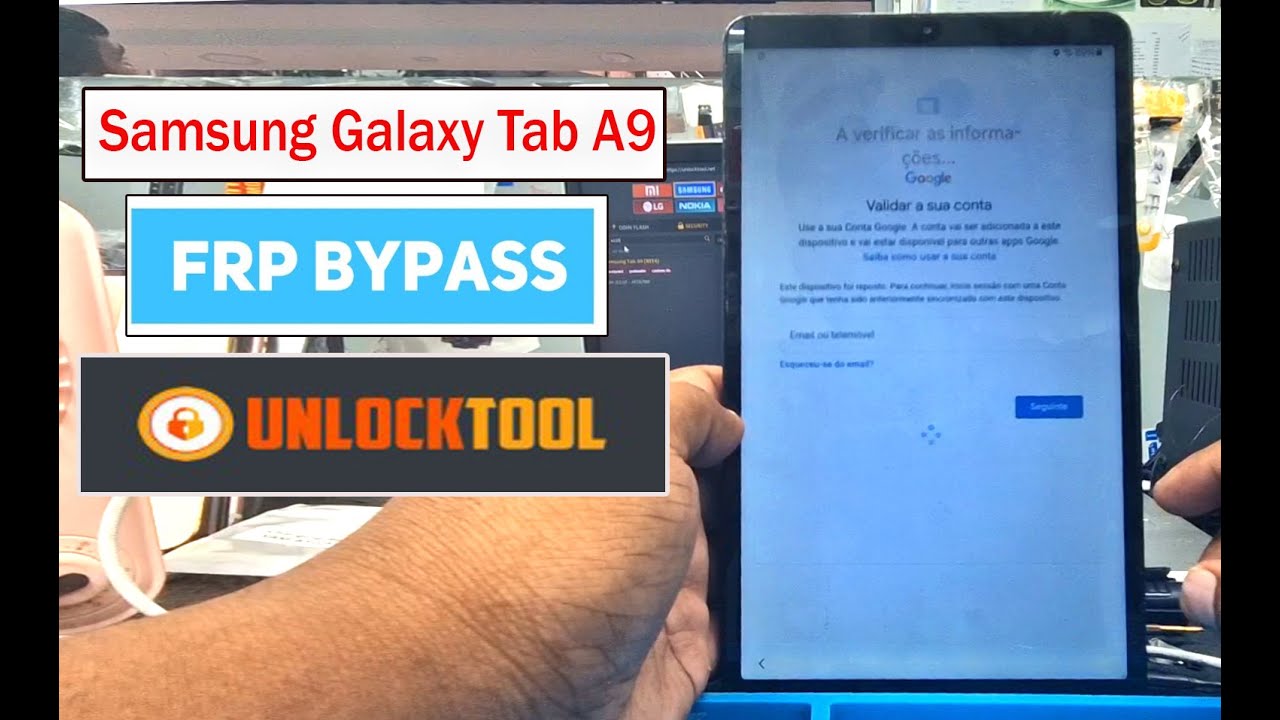 Samsung Galaxy Tab A9 Frp Bypass Unlock tool