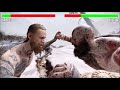 Kratos vs. Baldur with healthbars
