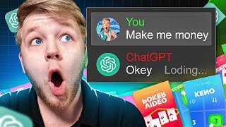 I Asked ChatGPT HOW TO ONLY WIN WHILE GAMBLING?! (Stake)