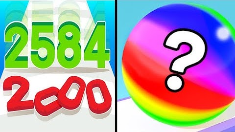 Ball Run 3D: Number Merge 2048 Vs Number Stack ( New Update ) NOOB VS PRO VS HACKER VS GOOD
