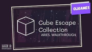CUBE ESCAPE COLLECTION. ARIES. WALKTHROUGH. NO COMMENTARY