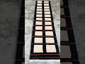 Handknotted Turkish Tulu Rug | 100% Natural Wool | Modern Checkered Carpet | 2x8 ft, C1288