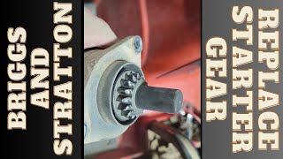 Briggs and Stratton Starter repair - Replace gear by Real Man Skills 179 views 5 months ago 19 minutes