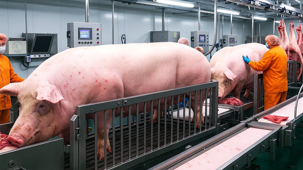 Industrie-Schock: Wie Millionen Schweine Zu Wurst Verarbeitet Werden – Gigantische Fabrik