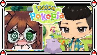 WE BUILDING STUFF! - Pokemon Pokopia - Feat. @squixiee
