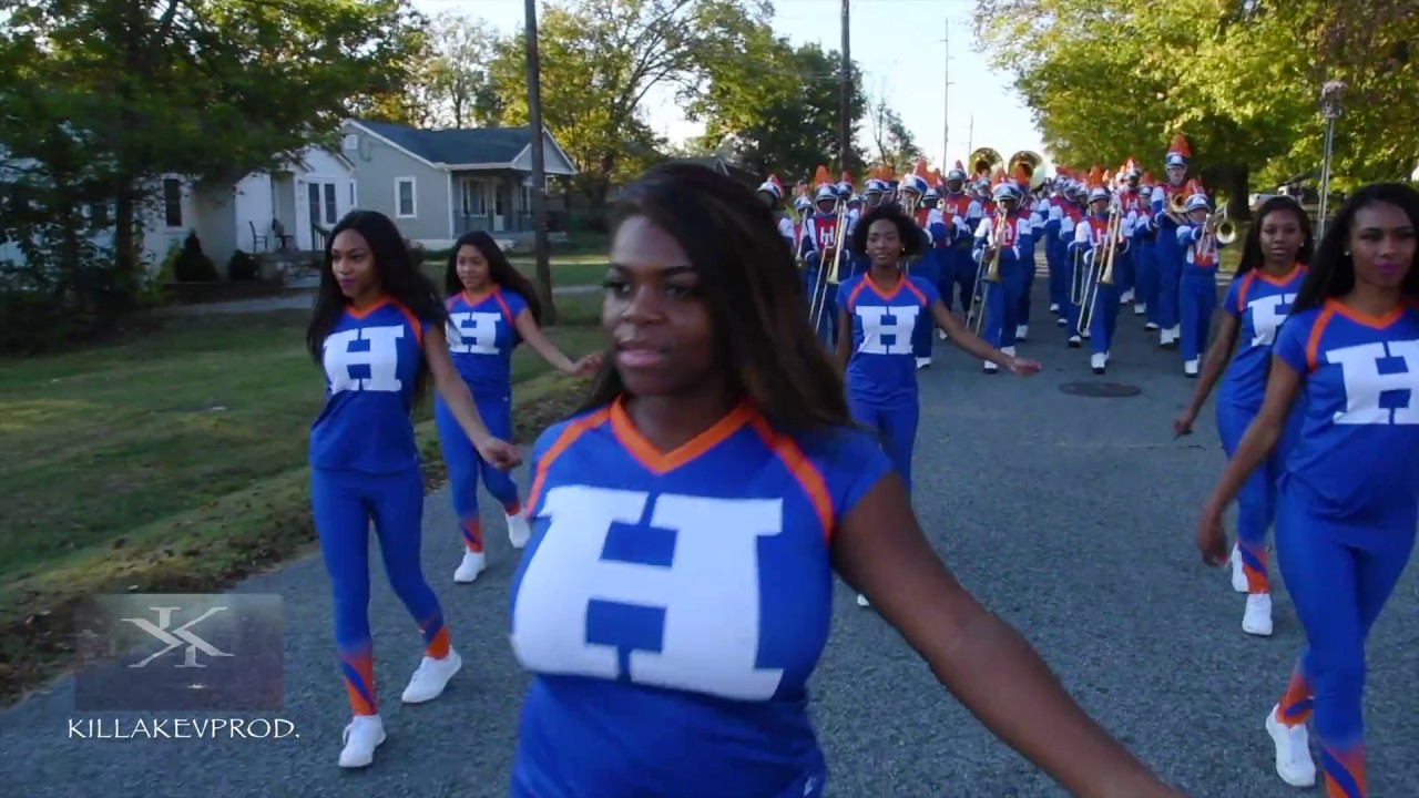 Hunters Lane High School Marching Band Walk To School Parade 2016