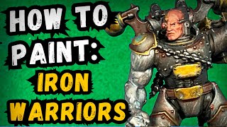 How to paint: Iron warriors for warhammer40k! (Honsou part 2)