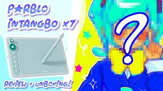Parblo Intangbo x7【review + unboxing】✦  ft miku