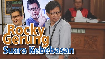 Rocky Gerung, Suara Kebebasan
