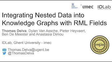 Integrating nested data into knowledge graphs with RML fields #KGCW2021