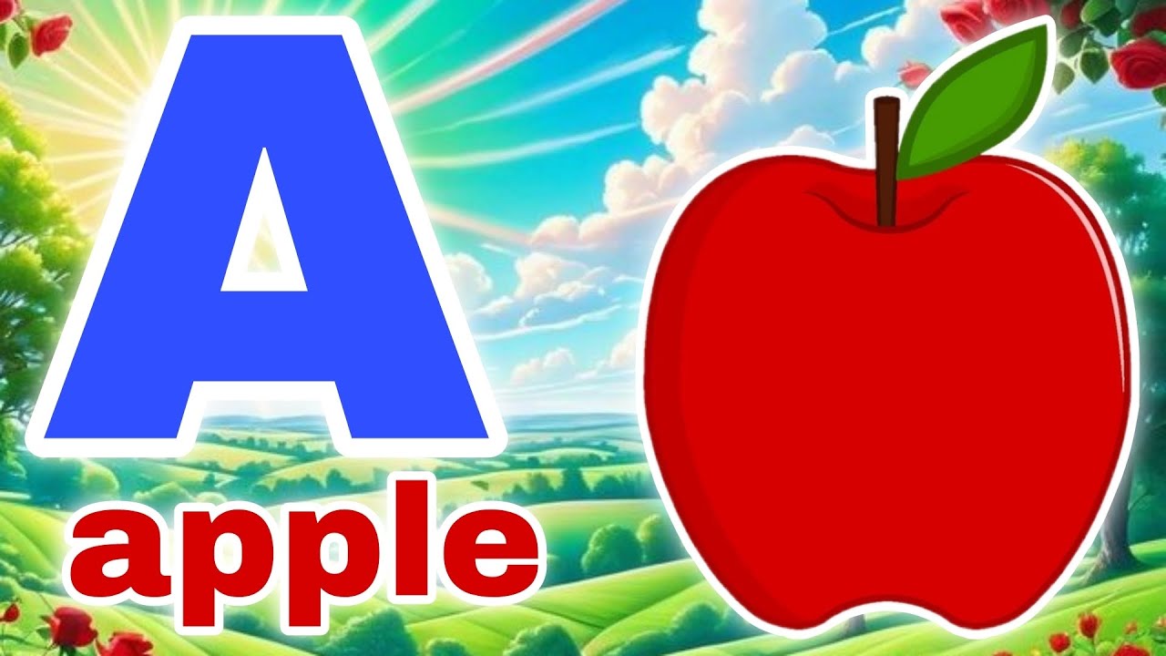 ABCD A FOR APPLE, B FOR BALL, C FOR CAT, D FOR DOG, ABCD HINDI PHOENIX ...