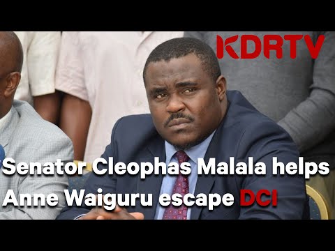 Anne Waiguru escape DCI ‪with help of Senator Cleophas Malala - KDRTV Kenya News