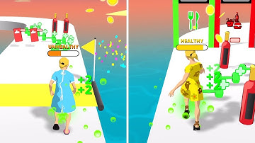 Run Healthy All Levels Gameplay Android, iOS Lvl 34-35