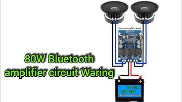 80w Bluetooth amplifier circuit Waring #khairunelectronicsbd #amplifier 