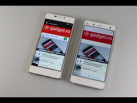 Allview X2 Soul Mini vs Xiaomi Mi-4 - design și specificații hardware