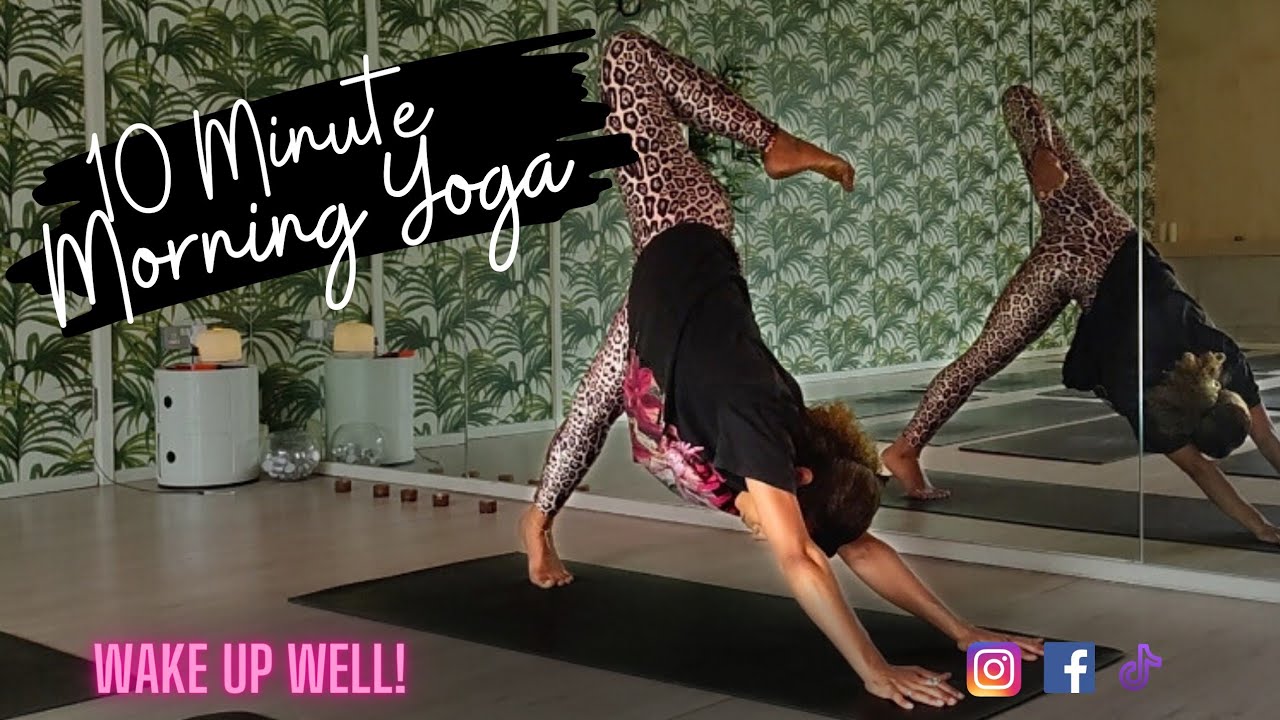 10 Minute Morning Yoga Flow - REFRESH - YouTube